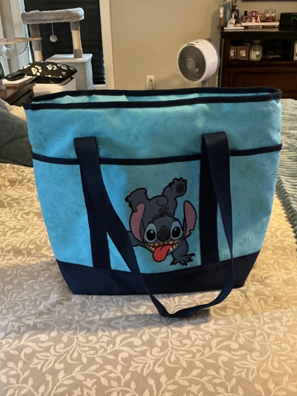 Disney Large Stitch Shoulder Tote